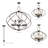 Wallasey 5 - Light Unique/Statement Pendant-59458620