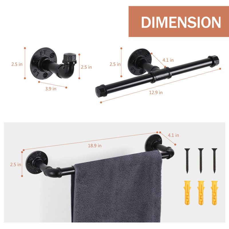 5 - Piece Bathroom Hardware Set