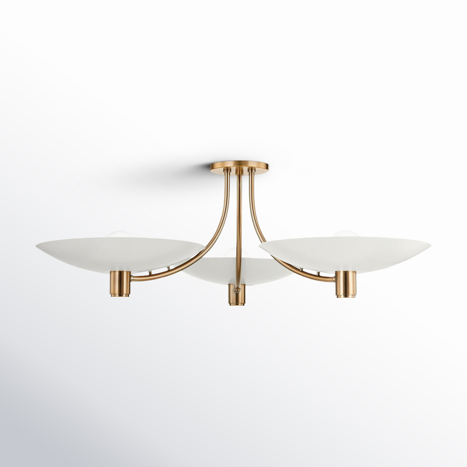 Rossie 3-Light Semi Flush Mount