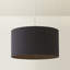 27.5cm H Cotton Drum Pendant Shade ( Screw On )-472585184-497528535