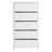 Spacious Wood Frame Dresser with 5 Large Fabric Drawers Drawers for Bedroom, Living Room, Closet, Hallway, or Toy Chest Use-782636487