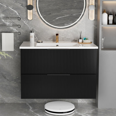 Meuble-lavabo 36 po avec lavabo en céramique