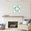 The Holiday Aisle® Joy Coastal Shell Wreath, art de la giclée encadrée par Carol Robinson-1948141244