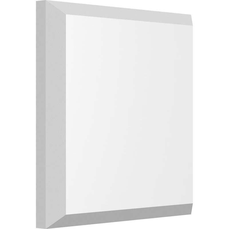 Rosette standard Sedgwick avec bord biseauté, H 4 po x l 4 po x p 0,5 po