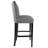 Upholstered Counter Stool with Solid Wood Frame-22857584