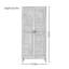 Armoire simple et rétro en bois massif-112400221