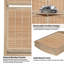 4 - Panel Wood Folding Room Divider Screens Privacy Separation Wall With Shelves
