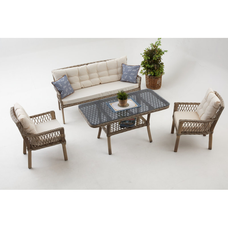 Blizzard 5 - Person Patio Dining Set with Rectangular Table