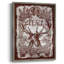 Red Wood Peace, reproduction encadrée - bois massif-1671103871
