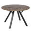 Bullock Round Metal Base Dining Table-1274045542-1274045541