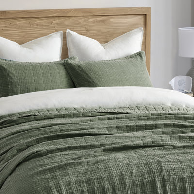 Crinkle Cotton Quilt Set