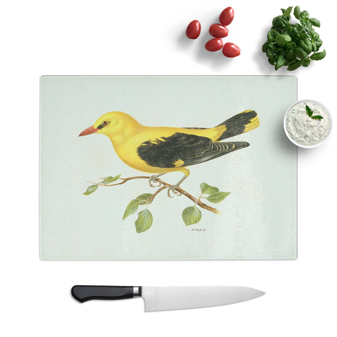Glass Eurasian Golden Oriole by Von Wright Chopping Board