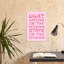 Impression d'art mural abstrait moderne et amusant-129899633