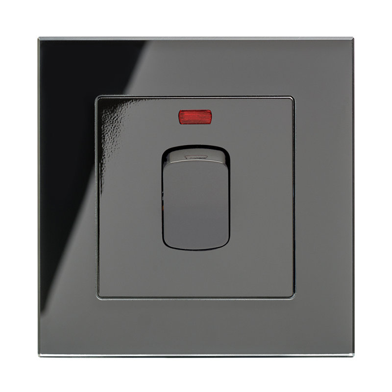 Crystal PG 20A DP Switch With Neon Black, Black