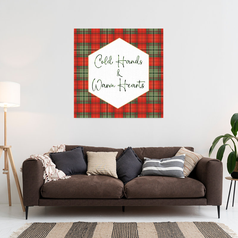 «Classic Christmas VI», art abstrait traditionnel, H 36 po x l 36 po