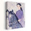 Impression d'art mural mural Serene Purple Rider Dreamy Elegant-133189621