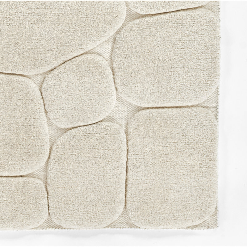 Tapis en laine touffeté à la main Aelin, Tapis de couloir 2 pi 6 po x 8 pi