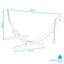 Larch Wood Curved Hammock Stand - 13'-24261062