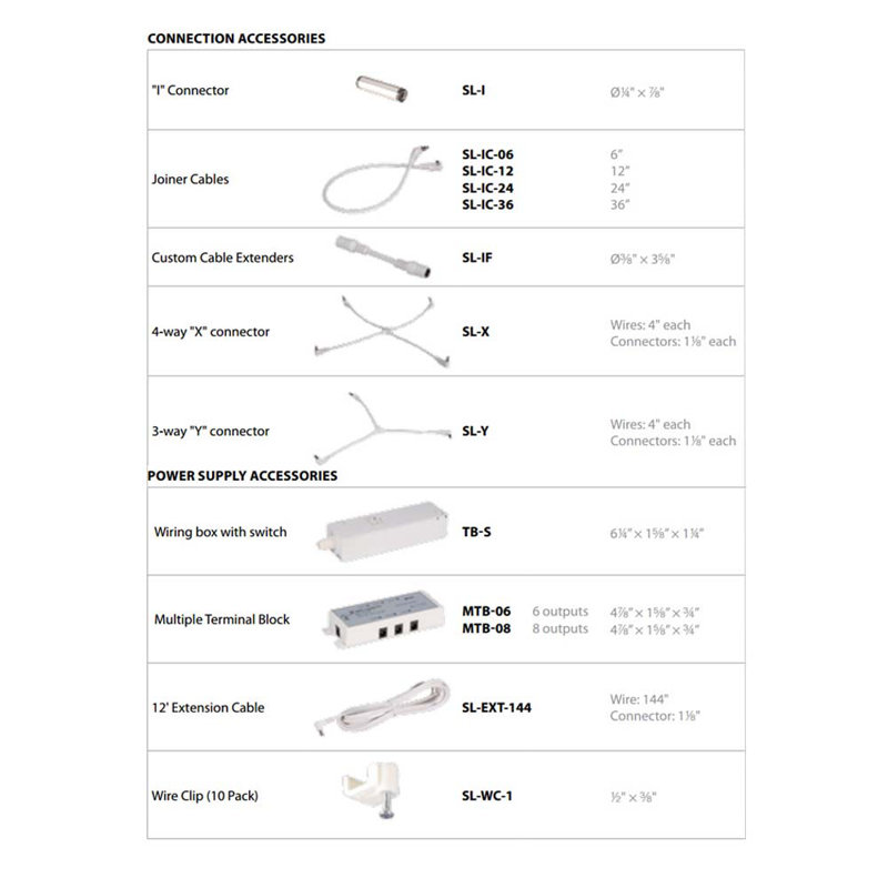 144-Inch White Plastic Connector Extension Cable