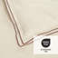 Hampton Double Flange Embroidered Contrast Edge Duvet Cover 3 Pieces Set-101427137-101427138