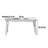Rectangular Nordic-style ash slate dining table-1409893185
