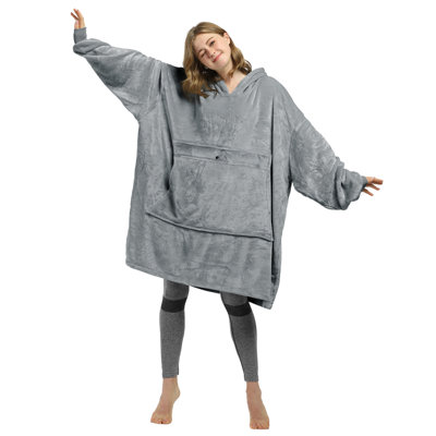 Surdimensionné Catalonia Sweat à capuche avec couverture, molleton portable, cadeau pour adultes hommes femmes