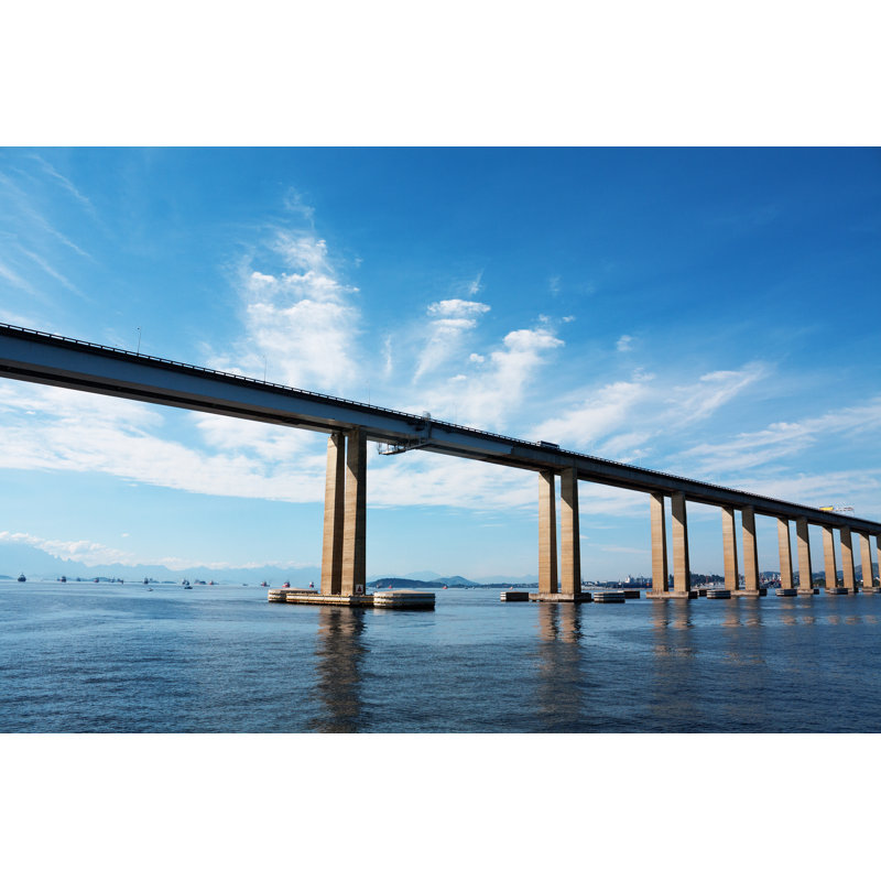 Silva Bridge by Edi_Eco - Wrapped Canvas Print, 30cm H x 46cm W