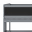 Lit mezzanine bas avec bureau roulant, tablette et tiroirs-526155152