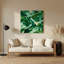Paysage abstrait 57 art mural vert en métal-577778978