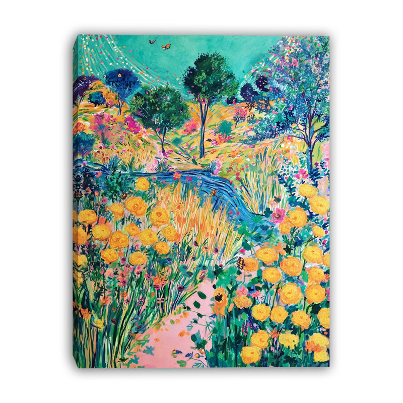 Art mural sur toile Sunlit, H 16 po x l 12 po x P 1 po