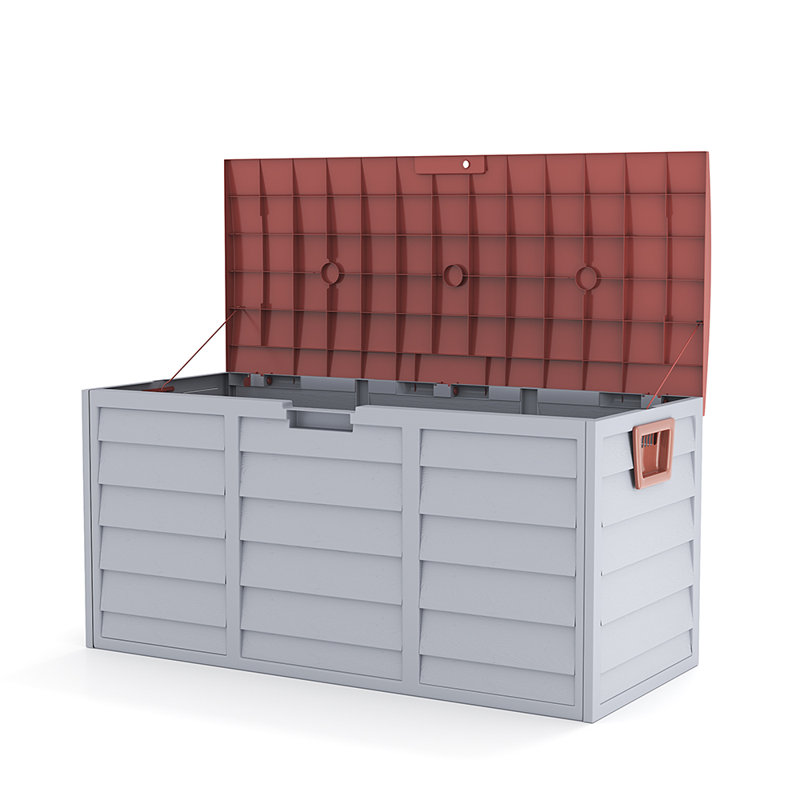 WFX Utility 112cm W 290L Water Resistant Plastic Deck Box in Grey