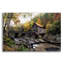 Art mural en verre acrylique épique «Glade Creek Mill» par Danny Head, 16 po x 12 po