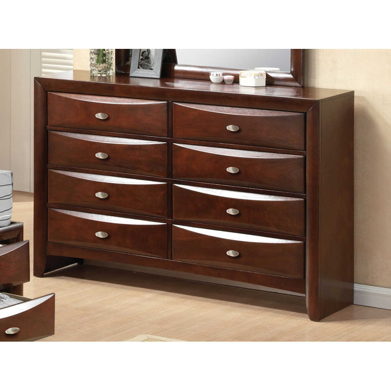 Malaika 59'' W 8 - Drawer Dresser, Espresso