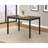 Faux Marble Top Metal Frame Dinette Table