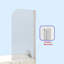 Mahler 1400mm H Pivot Semi-Frameless Tub Door with Clear Glass-1191123463-1191123582-1191123577