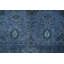 Tapis bleu fait à la main Oushak 5 x 8