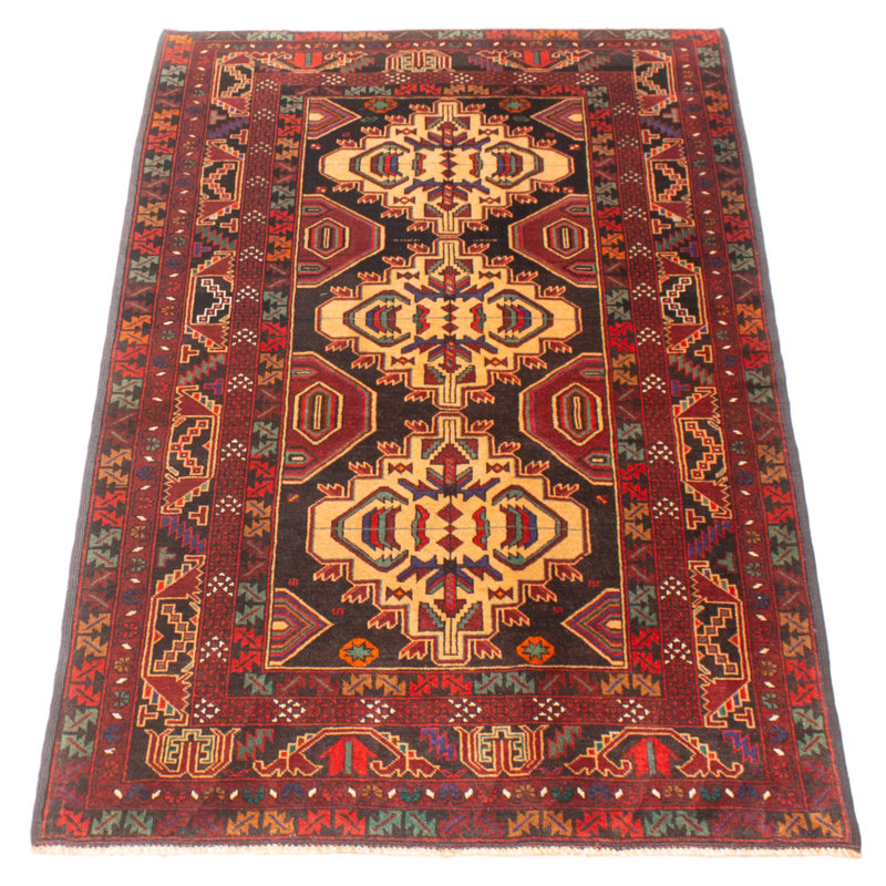 Teimani Light Brown Rug 3'8" x 6'8"