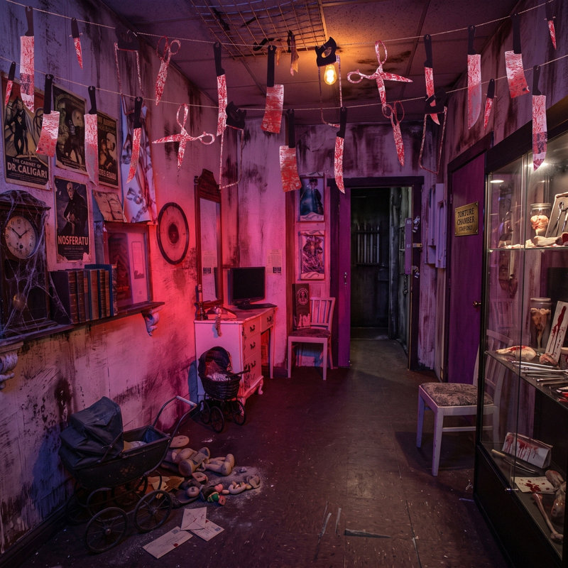 Décorations d'Halloween sanglantes