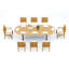 Ensemble de table d'extérieur ovale 71 po Atnas-112321651-135818182