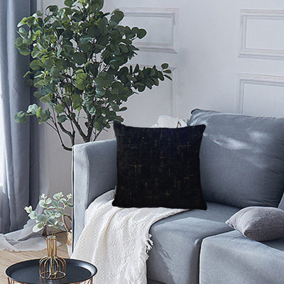 Housse et insert de coussin carré en chenille