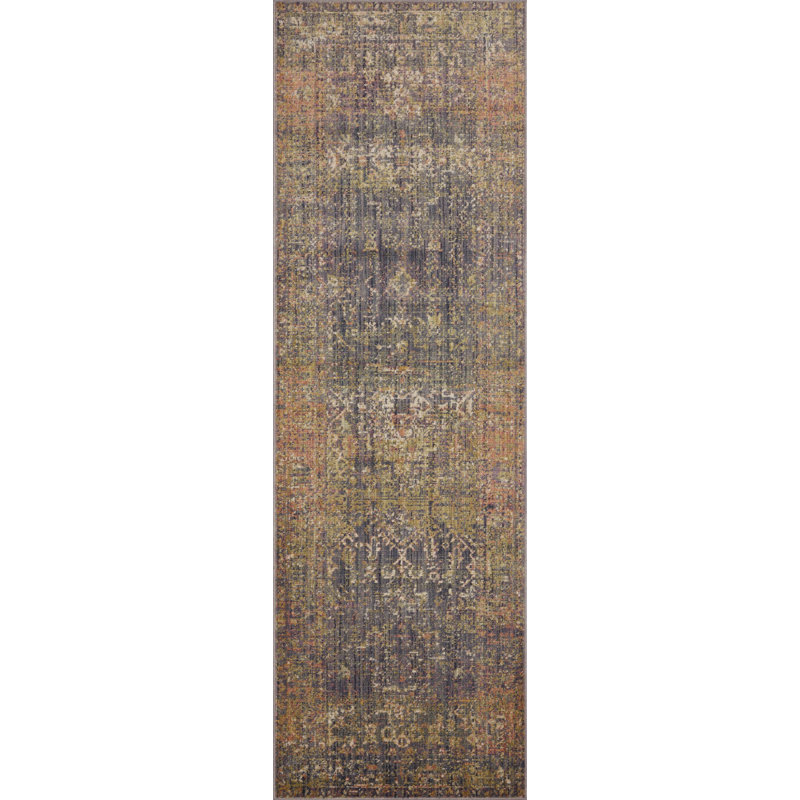 Jean Stoffer x Loloi Bradbury Ink / Multi Area Rug, Runner 2'6" x 8'0"