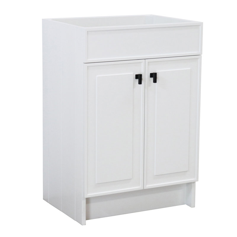 Base de meuble-lavabo simple SmartFold de 23 po seulement en blanc