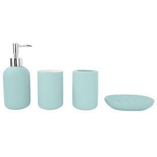 Set of bathroom accessories Aqua