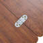 Table basse / table d'appoint moderne 27,6 po avec plateau pliable et roulettes, rangement à plusieurs niveaux-121053084