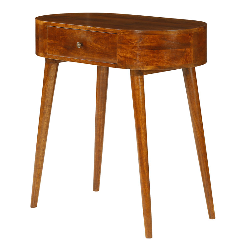 Shyann 80cm Solid Wood Console Table, Brown