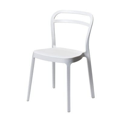 Chaise empilable pour salle à manger sans accoudoirs Mono