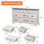 Commode pour enfants à 9 tiroirs avec commode large de 53,5 po Haikey-2139769318