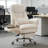 Ergonomic Reclining Office Chair with 180° Flip-Up Arms & Independent Lumbar Support – Heavy Duty Executive Gaming Chair with Retractable Footrest-1943567550