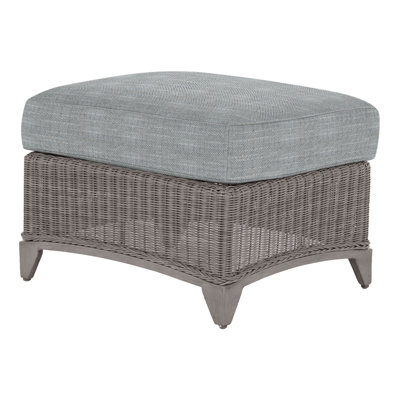 Astoria Woven Ottoman - Oyster/Oyster