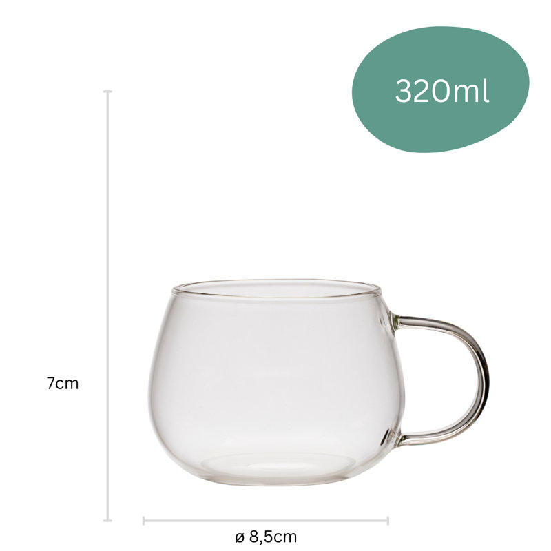 Zoha 320 ml Drinking Glass Set